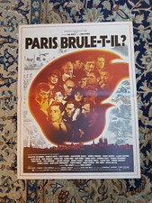 Affiche paris brûle - affiche,