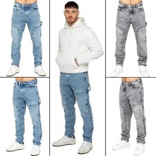 Enzo Hommes Jeans Jambe Droite