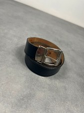 Ceinture cuir mauve profond