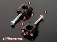 Pontets de guidon RENTHAL Ø28,6mm Fatbar/Twinwall Yamaha