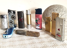 10 briquets anciens
