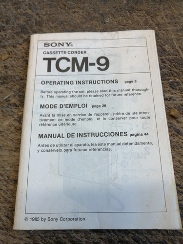 Mode emploi cassette corder - mode, cassette-corder