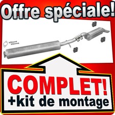 Ligne pot d'échappement pour