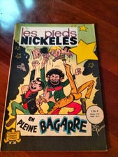 BD 1965 COUVERTURE PAPIER LES PIEDS NICKELES EN PLEINE BAGARRE N° 30 PELLOS AY34