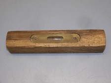 - ANCIEN PETIT NIVEAU BOIS  et LAITON COLLECTION OUTIL ANCIEN déco   D