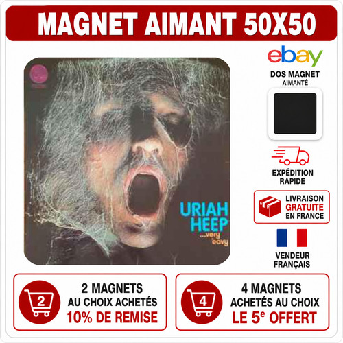 Magnet frigo uriah heep 5x5 - magnet,