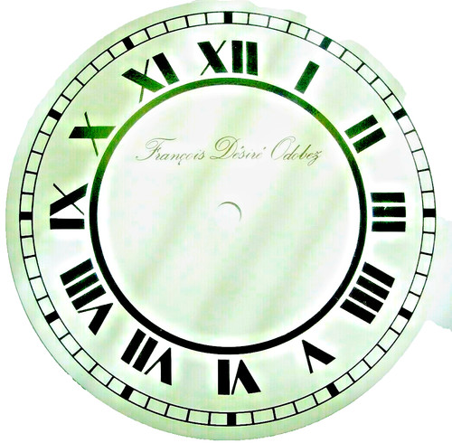 Cadran peint horloge - cadran,