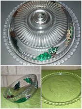 CLOCHE/PLATEAU EN VERRE