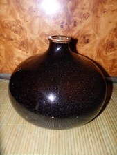 PIED DE LAMPE BOULE CERAMIQUE VINTAGE SIGNE RENE DARTUS DLG JOUVE RUELLAND 