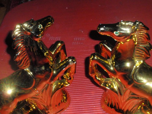 Two vintage decorative gold - two,