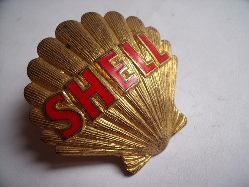 Ancien insigne émaillé shell - insigne,