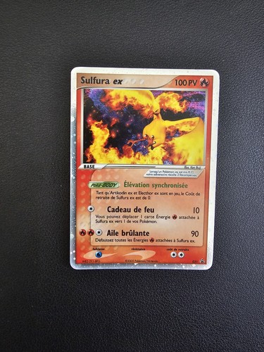 Carte pokémon sulfura 031 - carte,