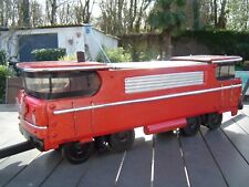 ancien jouet en bois train capitole vintage années 60.