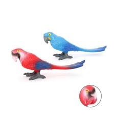 Figurine de perroquet de simulation, modèle animal miniature, oiseau, cadeaux