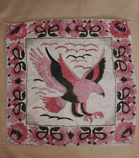 Housse de coussin décoratif vintage ethnique oiseau aigle