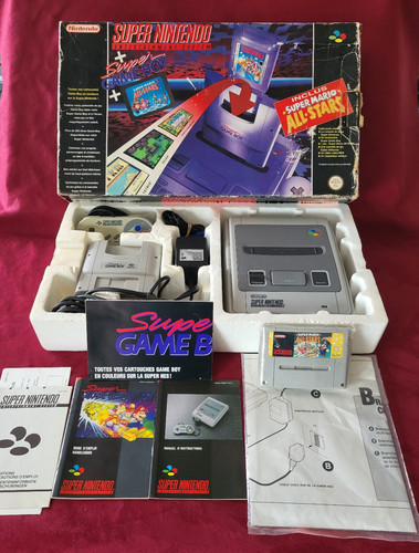 Console nintendo super nes - nintendo,