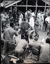 Photo de presse vintage John Wayne Film Les Bérets verts 1968 FT 847 - tirage