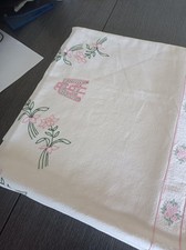 drap ancien en lin avec