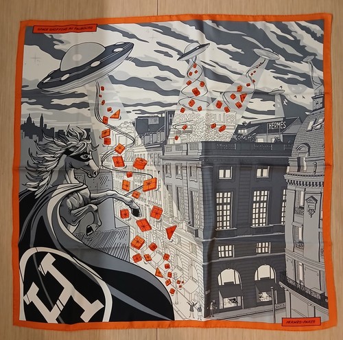 Foulard collector carré