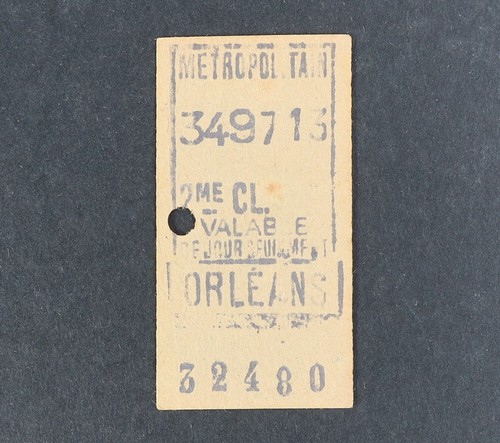 Ancien ticket paris - ticket, métro