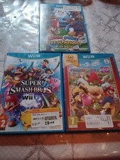 Lot  De 3 Jeux Mario  Sur Nintendo Wii U