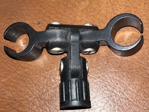 Double support microphone - support,