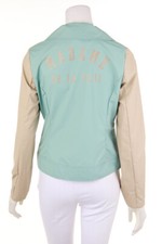 KILT HERITAGE Veste Deux Ton Asymétrique Coupe L Vintage Mint Beige Neuf