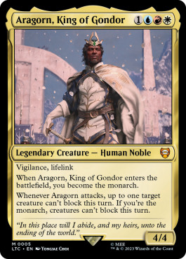 Magic mtg aragorn king - -, aragorn,