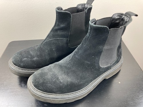 Emporio armani black suede - black,