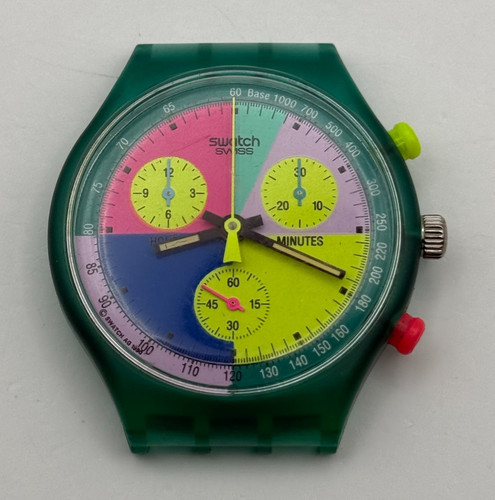 Vintage swatch montre chrono - swatch,