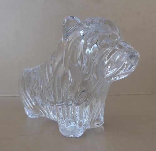 Cendrier chien cristal - , de