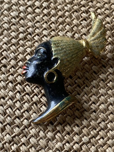 Ancienne broche tête de - broche,