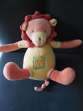 doudou peluche musical lion