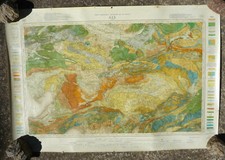 Carte géologique Aix-en-Provence 1/80.000 - édition 1967