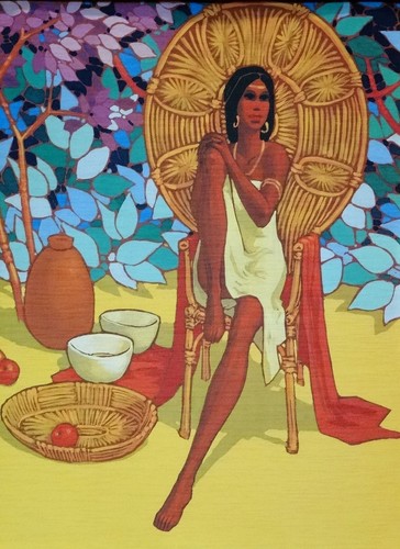 Magnifique peinture femme - peinture,