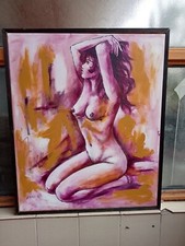 Magnifique Ecole Fr XX Jolie Jeune  Femme Nue Signe SEMINI Avec Cadre Nr A Voir