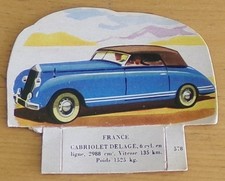 1956 cabriolet delage france - ,