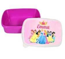 boite à gouter repas sandwich enfant princesse personnalise prénom choix ref 03