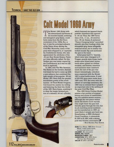 2014 vtg gun print colt - 2014,