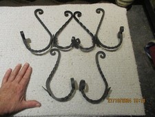 6 : Ancien Porte Manteau fer forgé torsadé de Hall d'entrée de Bar Bistrot