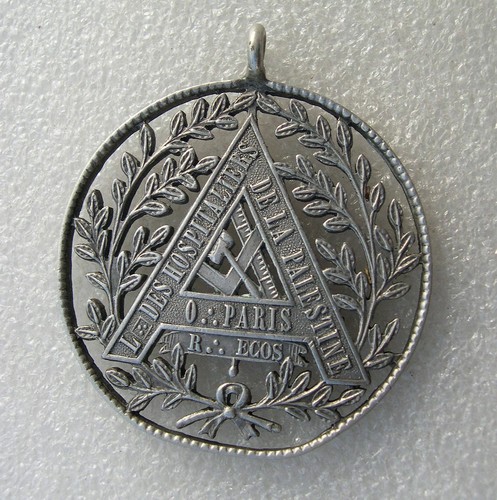 Medaille loge des hospitaliers - medaille,