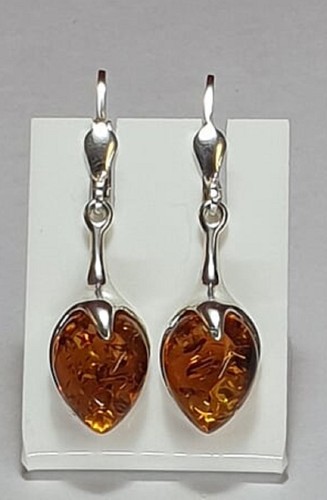 Boucles oreilles ambre - boucles, en