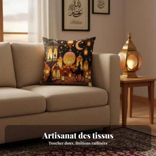 Housse coussin lune - housse,