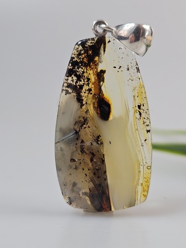 Pendentif ambre bijoux en - pendentif, ambre,
