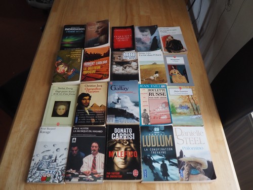 Lot livres poches bon - 20, de