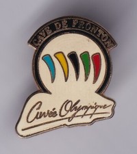 RARE PINS PIN'S .. OLYMPIQUE OLYMPIC ALBERTVILLE 1992 VIN CAVE DE FRONTON 1 ~24