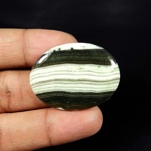 Cabochon ovale jaspe - cabochon, zèbre