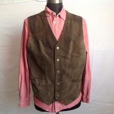 GILET _ VESTE _ DYNAM _ CUIR _ T.S_ ( VH 01/24/7 )