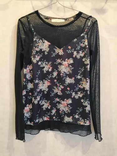 Blouse noire haut dentelle - , et