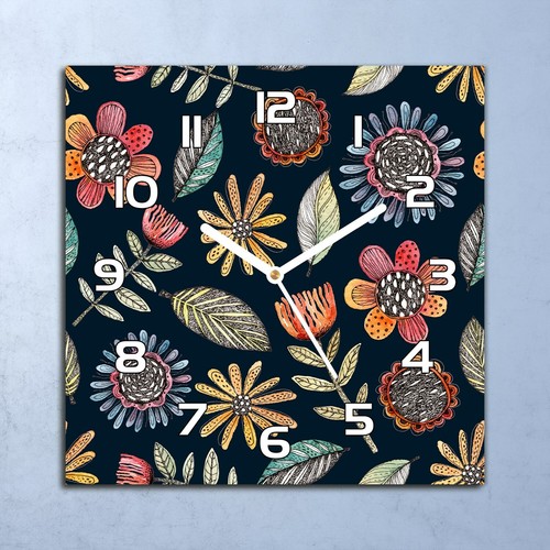 Horloge murale design verre - murale, en